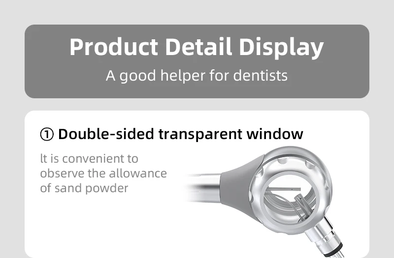 VVDental Luft-Sandstrahlpistole Sprühdüse für Polieren Prophy Jet Anti-Saug-Handstück Zahnaufhellung Reinigung Polieren – Detail 4