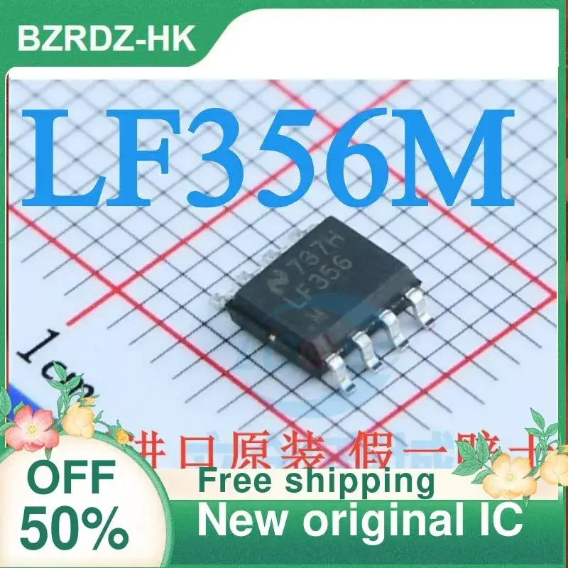 20 piezas LF356 LF356M LF356MX chip IC de amplificador único sop-8 pines nuevo IC original