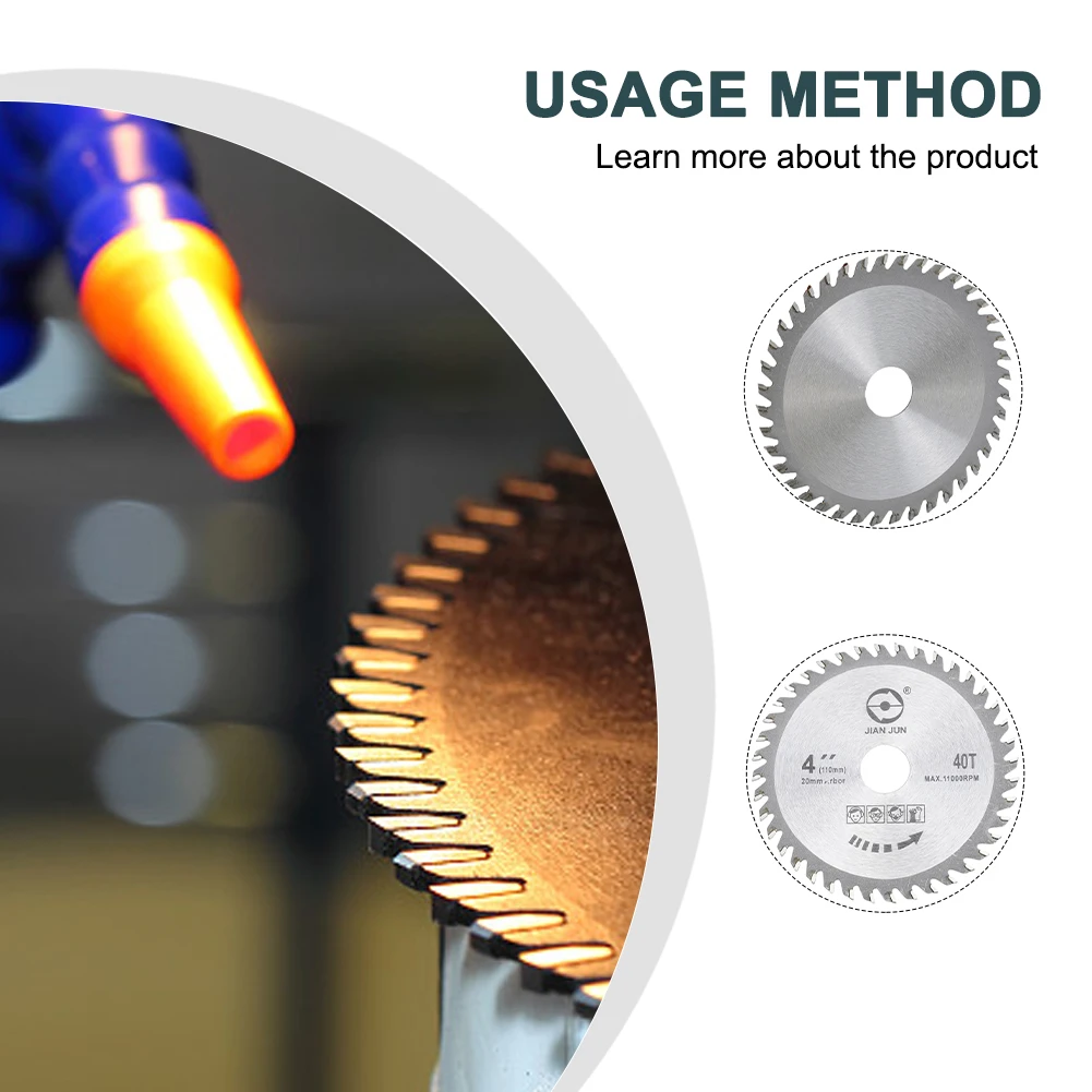 Disco per sega da 4 \" Parti metalliche da 40 pollici Utensile rotondo Accessori per la lavorazione del legno Smerigliatrice circolare da 40 denti 40T 2019 Pratico