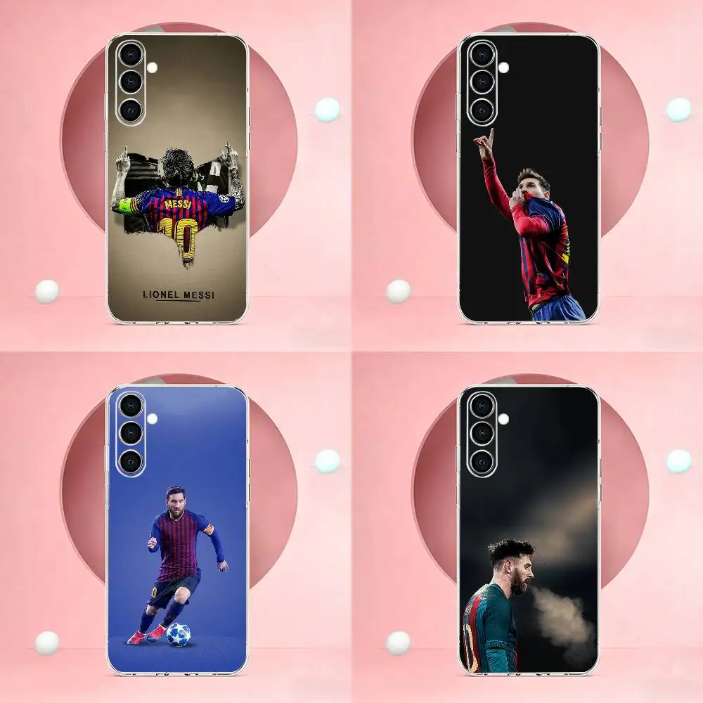 Football Messi Stadium  Phone Case For Samsung Clear soft case Silicone  A73,A72,A71,A70,A53,A52,A51