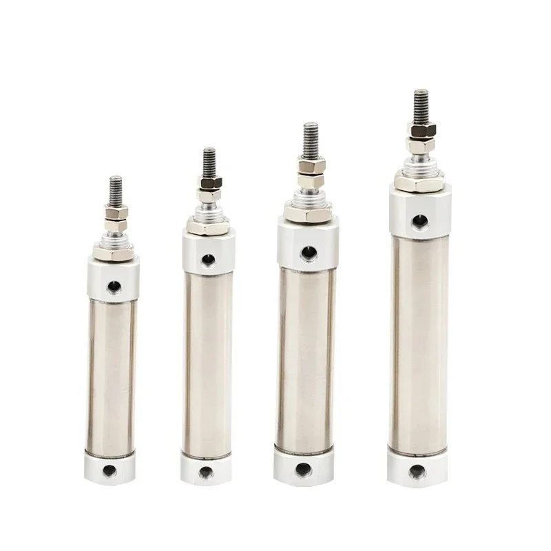 CDJ2B Double Acting Pneumatic Air Cylinder Mini Single Rod 10mm 16mm Bore 20mm 25mm 30mm Stroke CDJ2B10 CDJ2B16