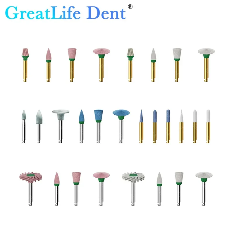 GreatLife Dent DR SERIES Resin Inlay Dedicated Grinder Head Coarse/medium/ Fine）High-Quality Teeth Polishing Solution