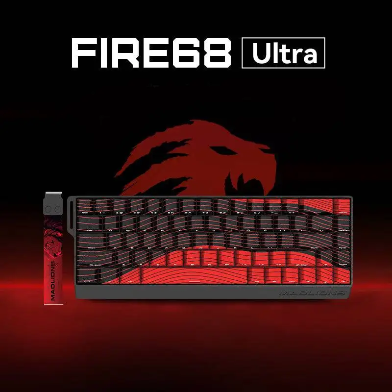 MADLIONS Fire68 Ultra Magnetic Switch Mechanical Keyboard Game Keyboard Support Quick Triggering