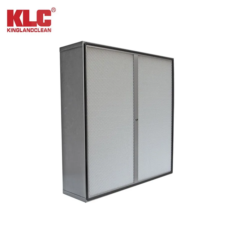 غرفة نظيفة فلتر DOP HEPA مع غطاء محرك السيارة/فلتر الهواء مع منفذ اختبار DOP/H13