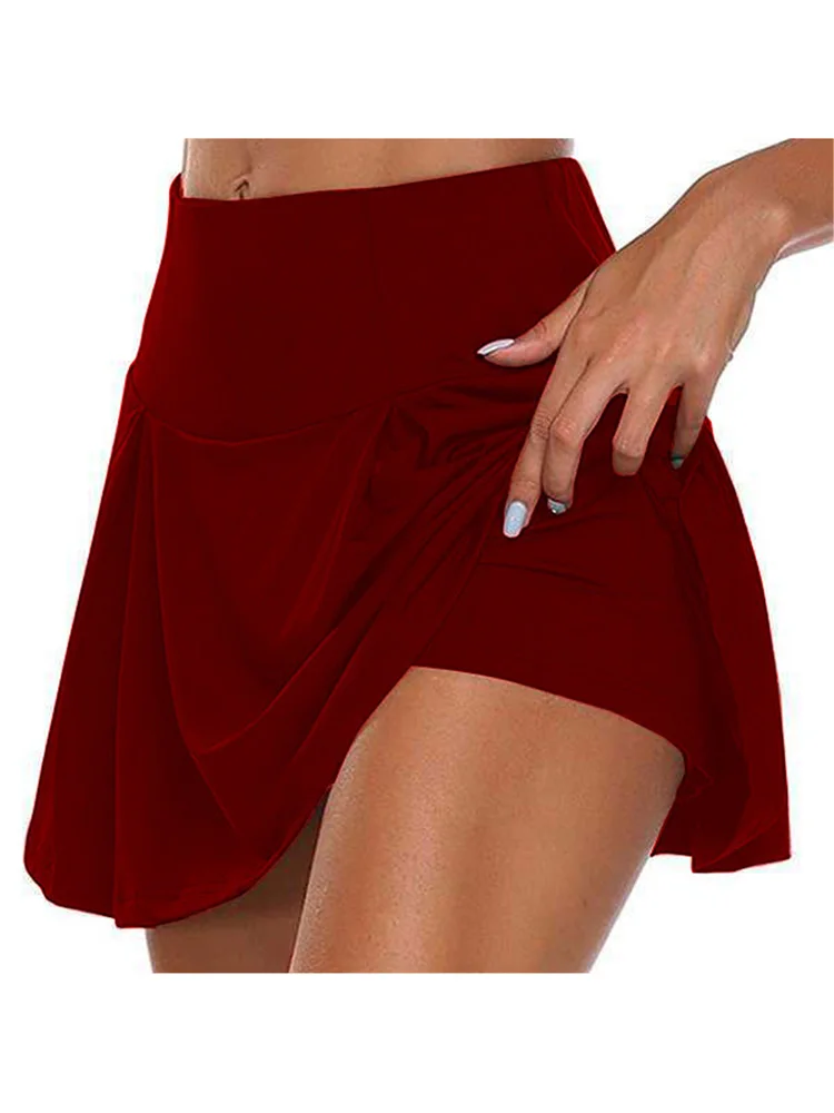 Summer Fashion New Mini Skirts Shorts Dance Solid Fitness Women Female Tennis Running Casual Active Athletic Yoga