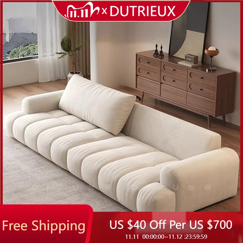 

White Cream Living Room Sofas Cloud Big Size Chinese Style Beauty Decoration Living Room Sofas Interior Muebles Hotel Furniture