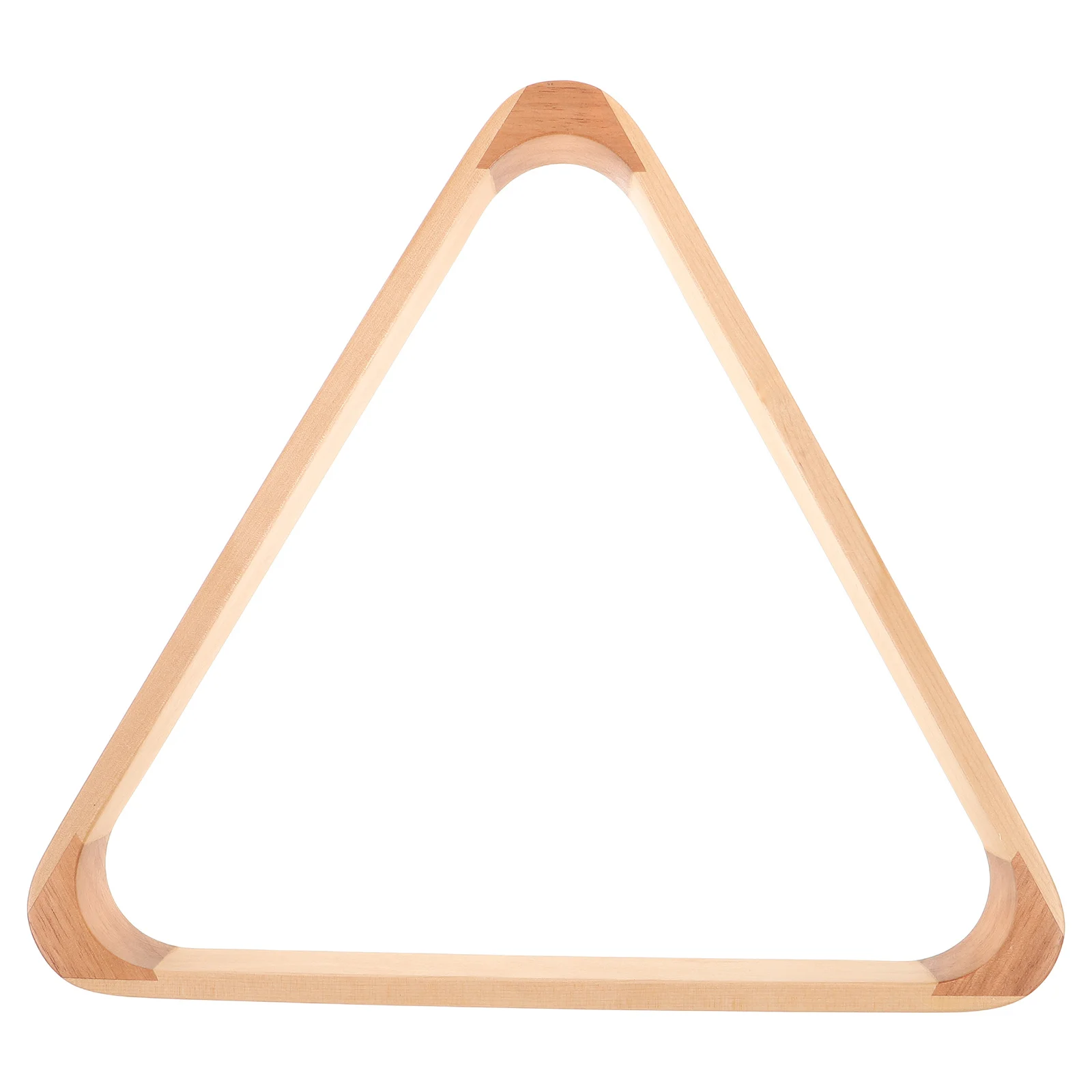 2Pcs Solid Wood Pool Triangle Rack Natural Grains Stable Placement Ideal for Home and Professional Use Pool Table Triangle