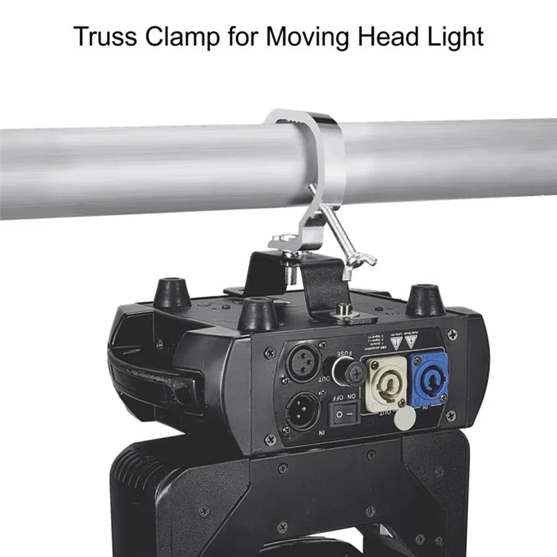 

A23E-Clamp Truss C 1,18-2 дюйма, 10 шт. ферменных зажимов для сценических светильников, подходит для трубки диаметром 30-50 мм, зажим C нагрузки 55 фунтов для освещения DJ