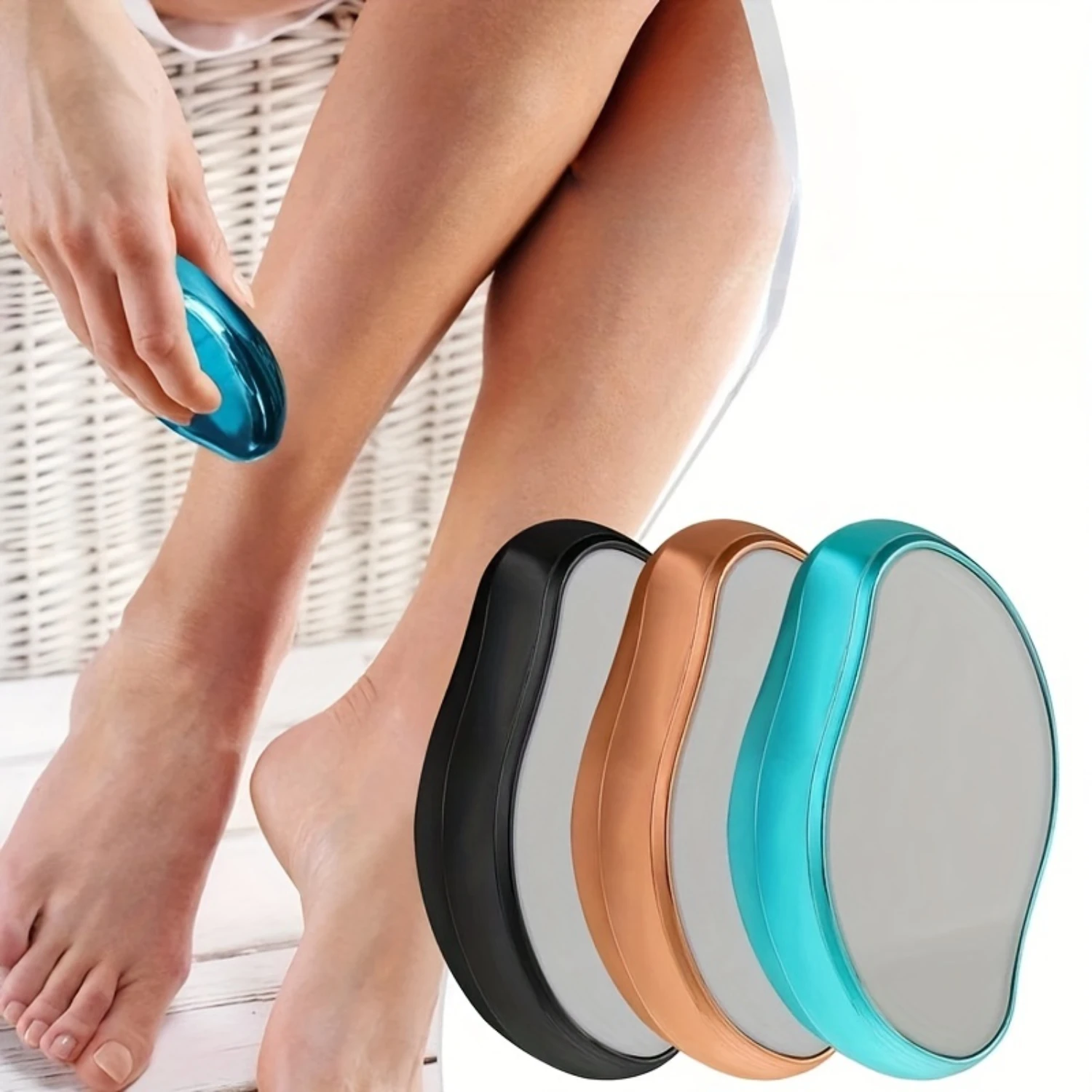 

Ladies Crystal Remover Exfoliator Manual Tool Household Nano Removal Instrument Glass Hair Grinder