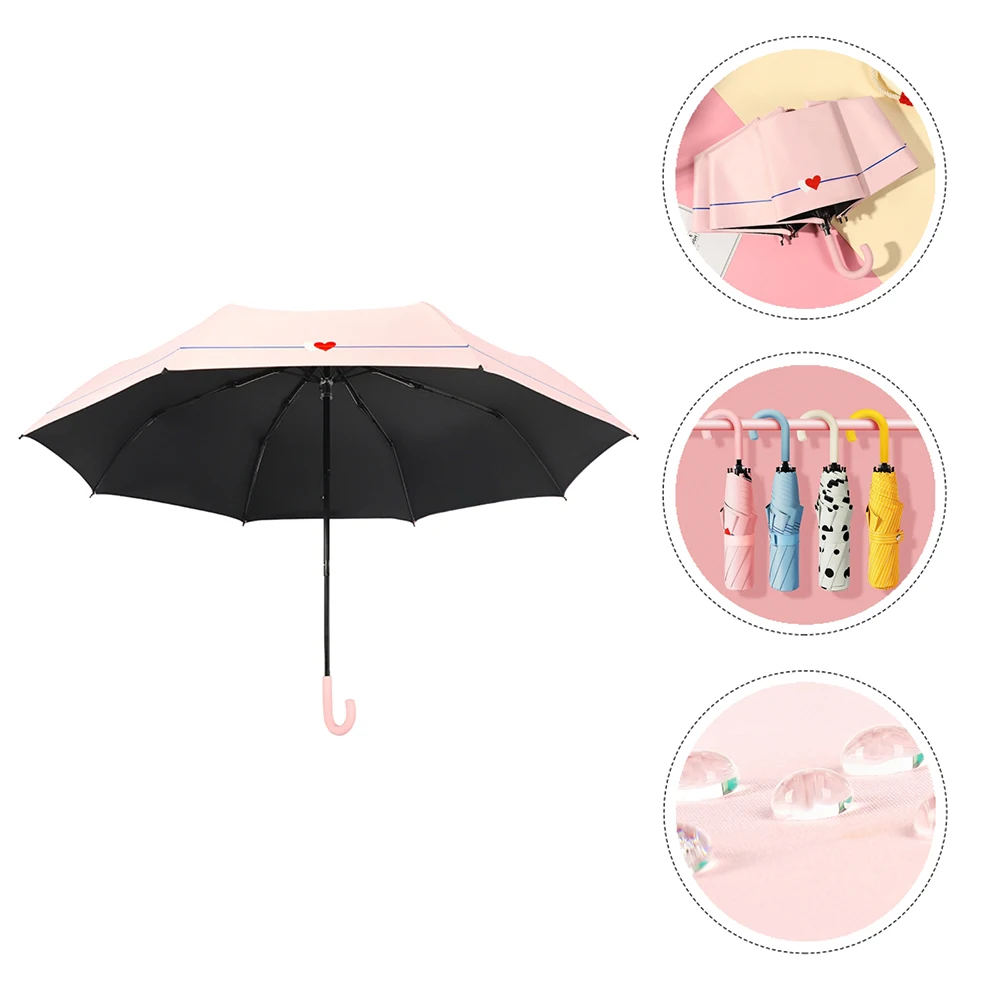 

Umbrella Unisex Small Raining UV Protection Sun Folding Inverted U Shaped H Lightweight Strong Wind Rain Compact Travel