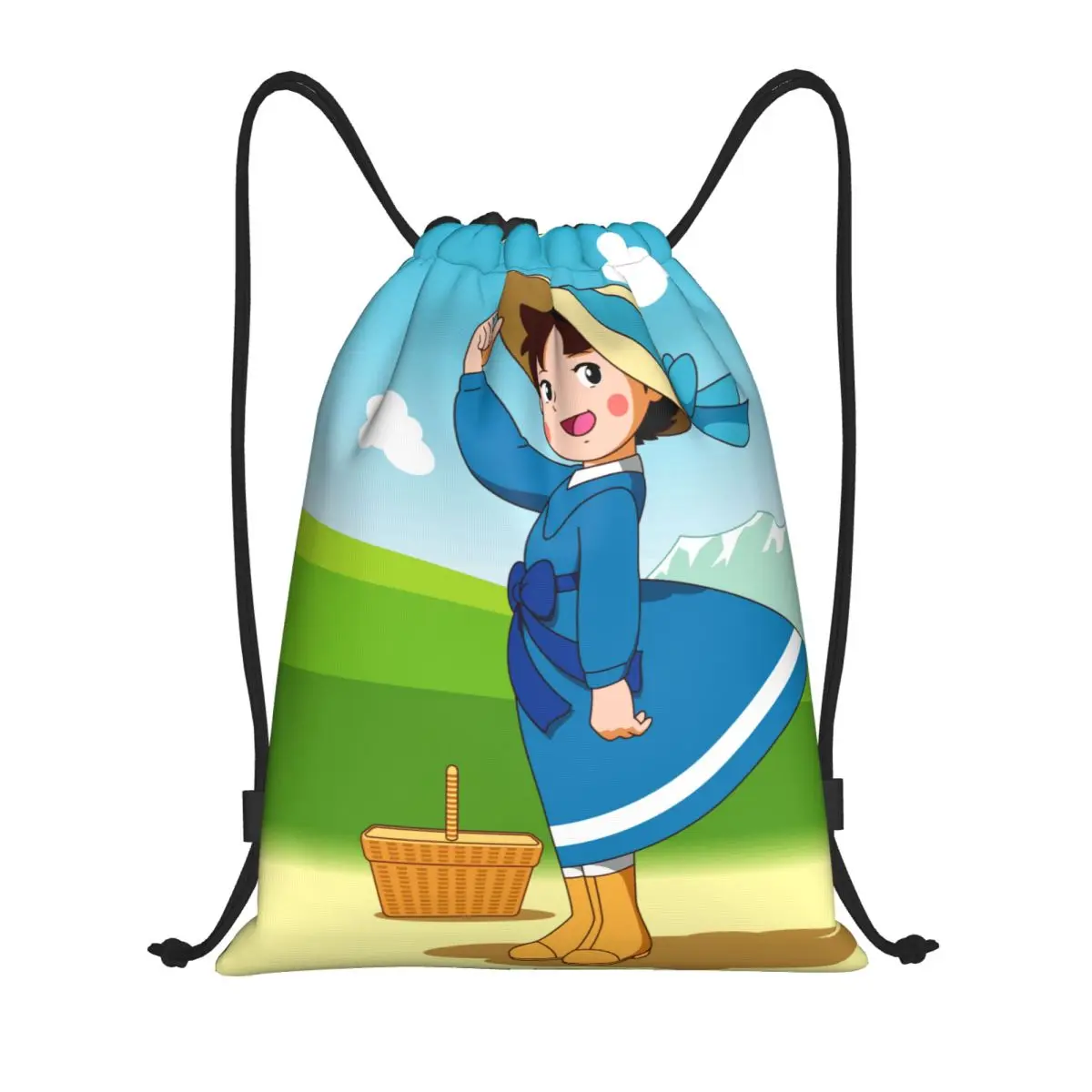 

Рюкзак Alps Mountain Girl Happy Heidi на шнурке, сумки для мужчин и женщин, легкий спортивный рюкзак для спортзала, мешки для тренировок