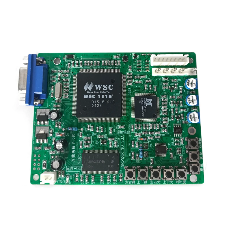 RGB CGA EGA YUV to VGA / CGA to VGA HD Video Game Converter Board Hot Worldwide for Arcade Game Machine