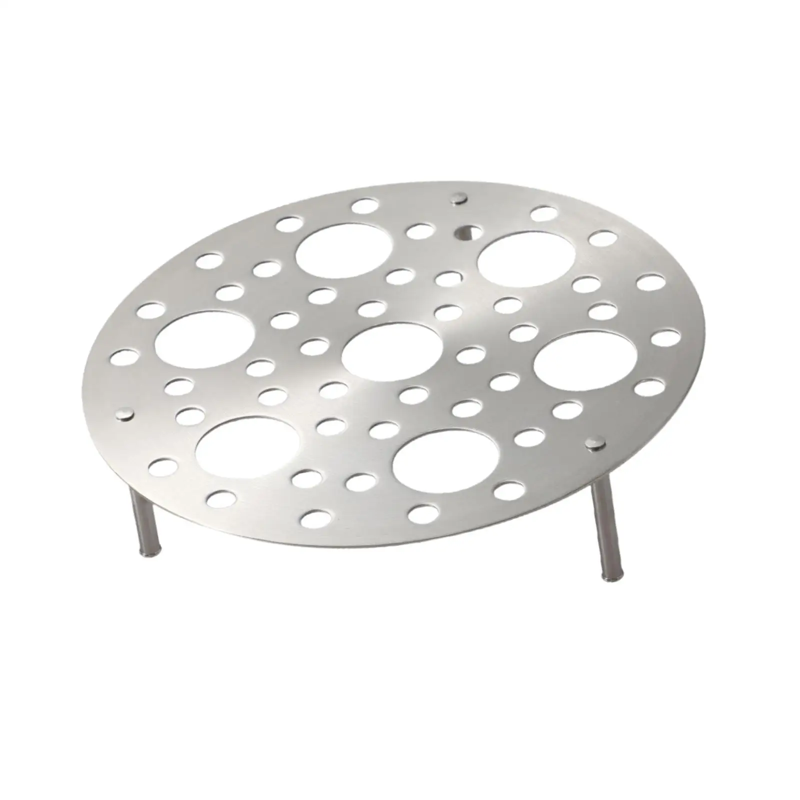 Stainless Steel Steamer Rack, Cake Rack Sturdy Multipurpose Kitchen Steaming Rack Steamer Insert for Cooker Fruit Home Use Bread