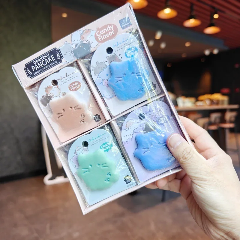 Cat Styling 2B Eraser Writing Mistakes Correcting Supplies Pencil Erasers Simulation Food Shaped Suitable for Student Office Use