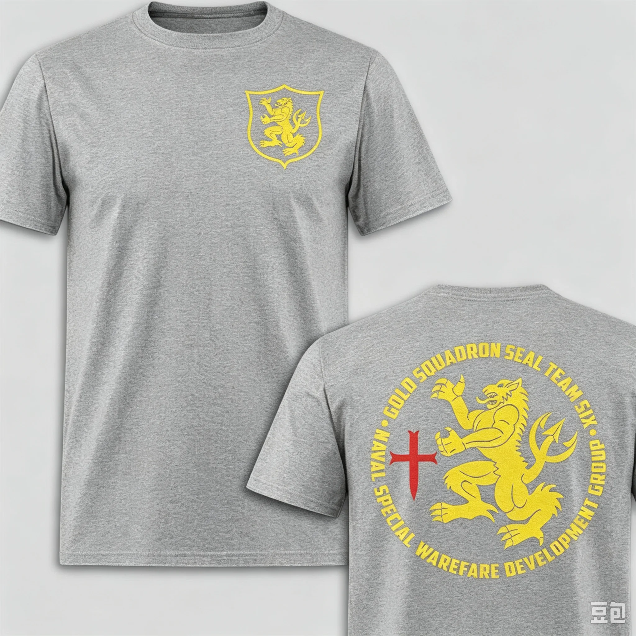 2026 Fantasy Beast Badge Family Matching Print T‑Shirt Adults Kids Vintage Heraldic Graphic Loose Short Sleeve Casual Street Tee
