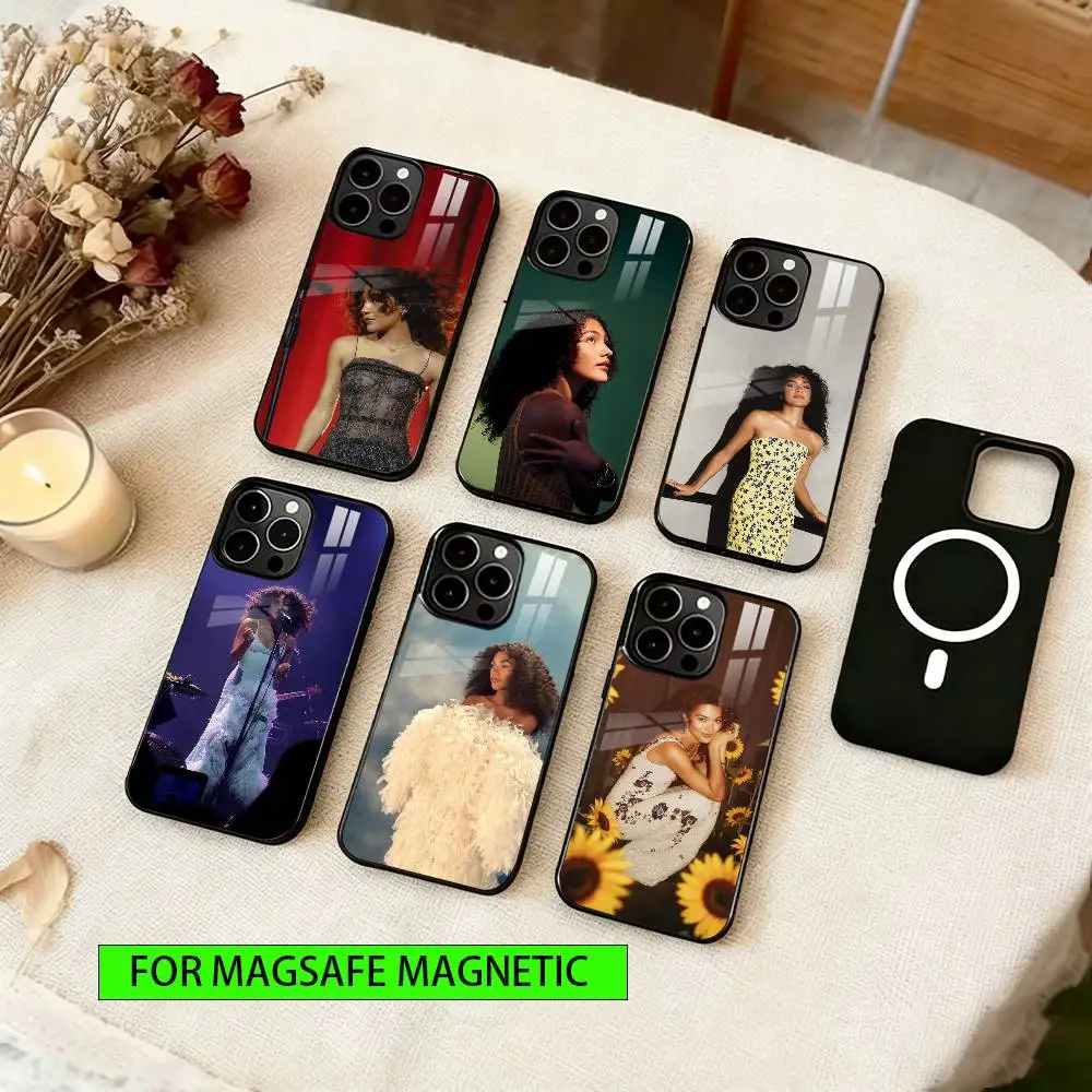 

Singer Olivia Dean Phone Case For iPhone17,16,15,14,13,12,11 Plus,Pro Magnetic with Magsafe Wireless Charging