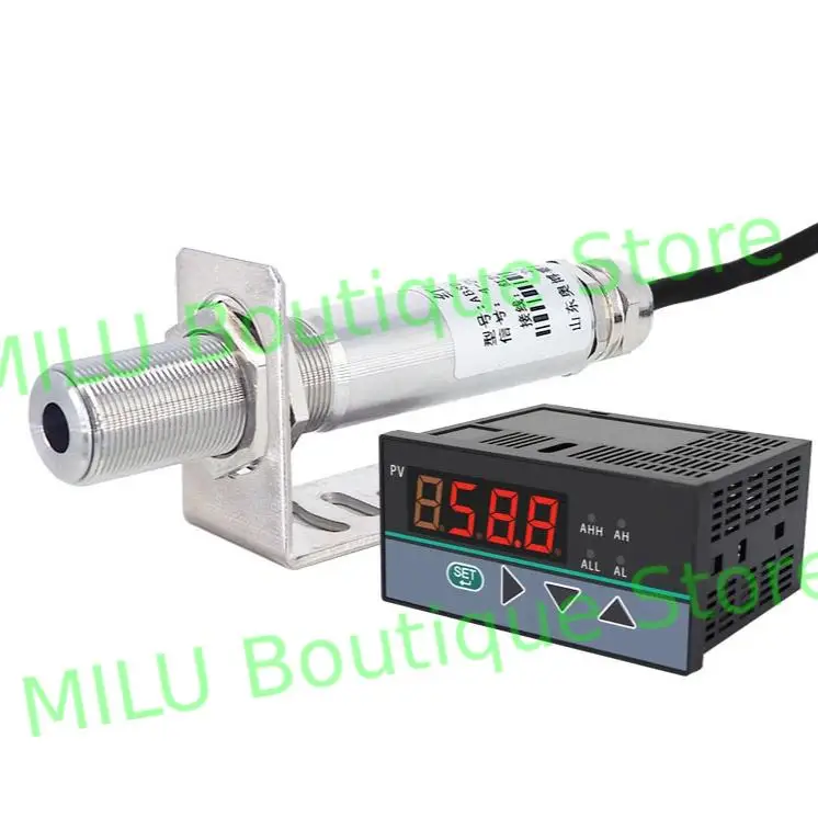 الصناعية عدم الاتصال على الانترنت الأشعة تحت الحمراء كاشف الحرارة التحقيق ارتفاع درجة الحرارة الأشعة تحت الحمراء جهاز إرسال مُستشعر درجة الحرارة 4-20ma #1