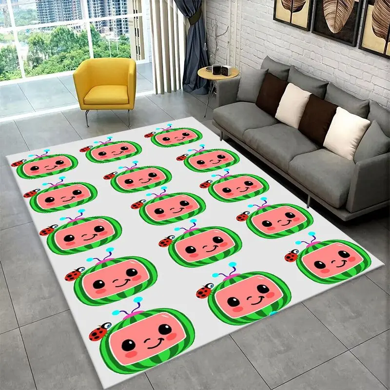Cute C-CoComelon Cartoon TV Living Room Non-Slip Area Rug Soft Carpet for Bedroom Kids Playroom Sofa,Home Decor Doormat Gift