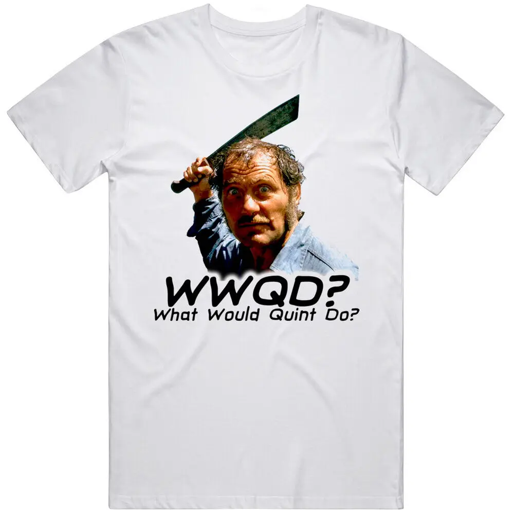 Wwqd What Would Quint Do Jaws Movie T Shirt