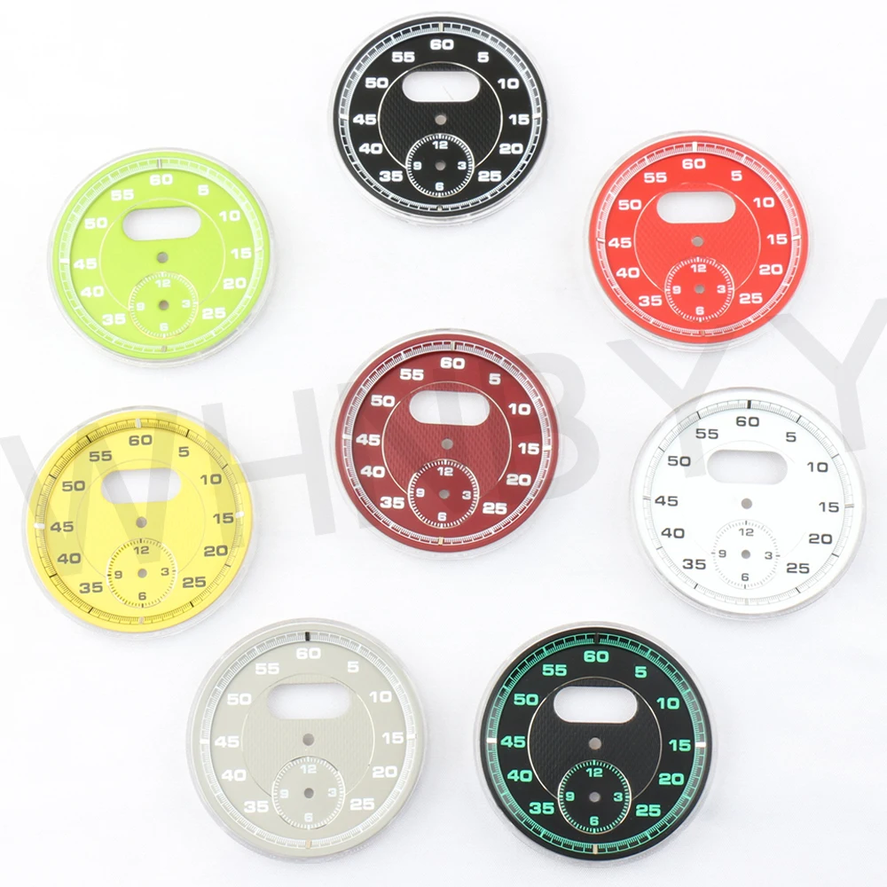 For Porsche Stopwatch Paper Cayenne Macan 971 Dial 718 Panamera 911 Red Yellow Green White Compass Paper Car Accessories