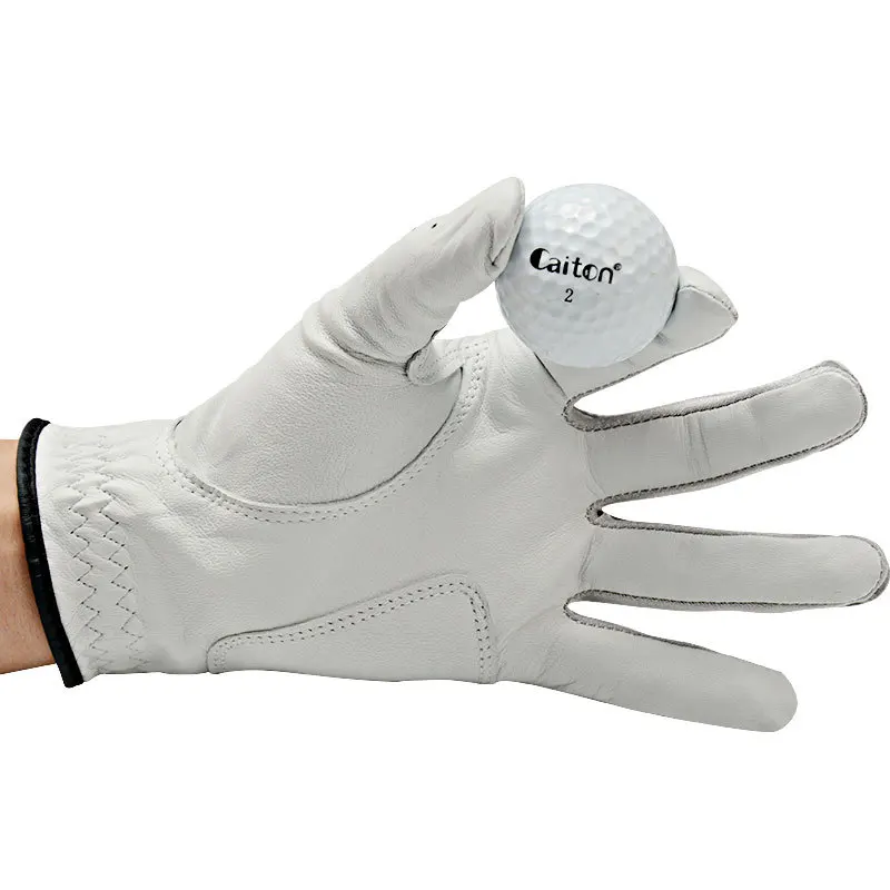 Kaidun Golf Men's One-Piece Sheep Leather Gloves Breathable Comfortable and Non-Slip Wear-Resistant Golf Supplies Golf Gloves