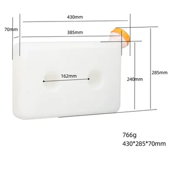 8L พลาสติกถังน้ำมันน้ำมันถังน้ำมันสำหรับ Air ดีเซลที่จอดรถเบนซิน Storge กระป๋องถังน้ำสำหรับรถบรรทุกเครื่องมือใหม่
