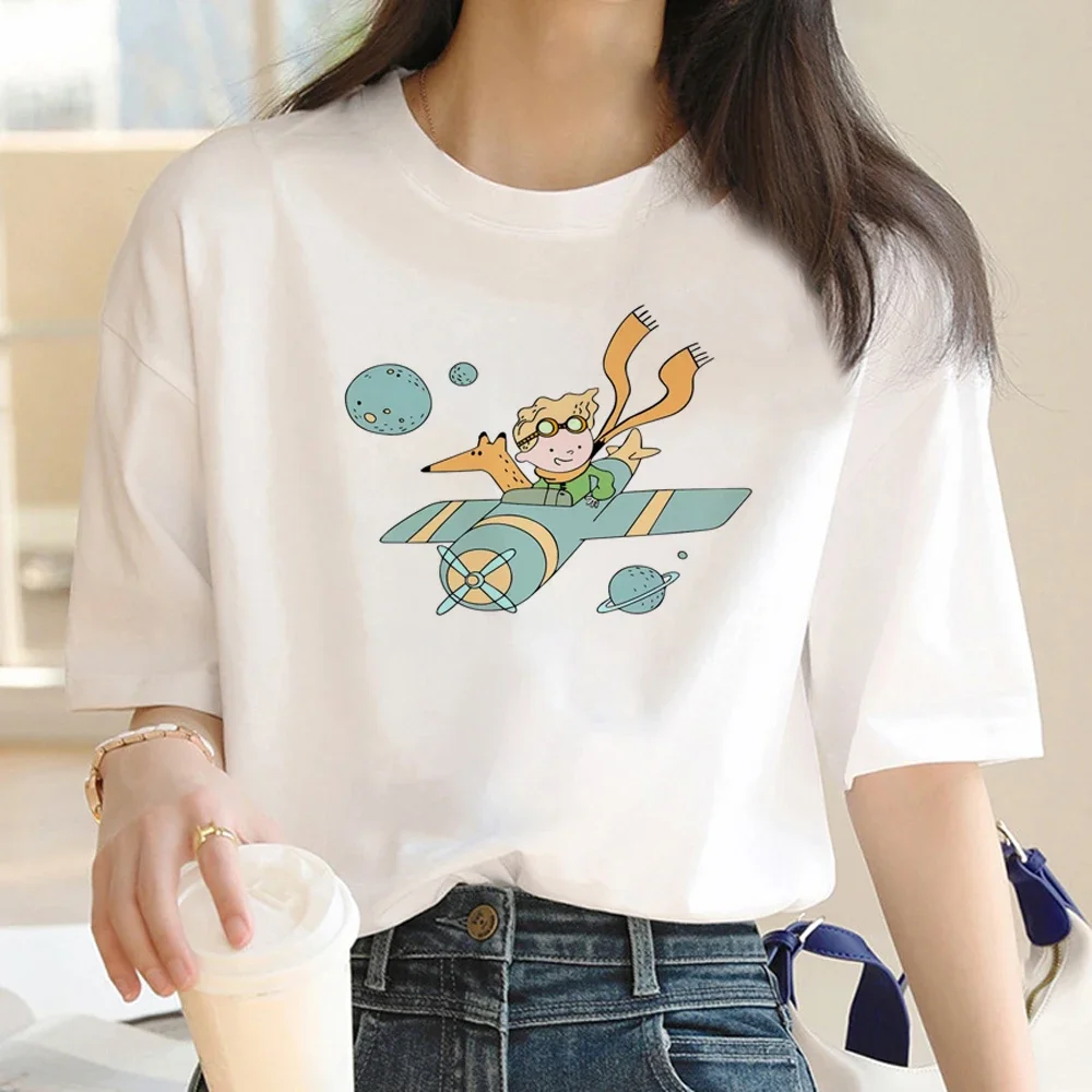 the Little Prince top women Japanese streetwear anime t shirt female streetwear clothing