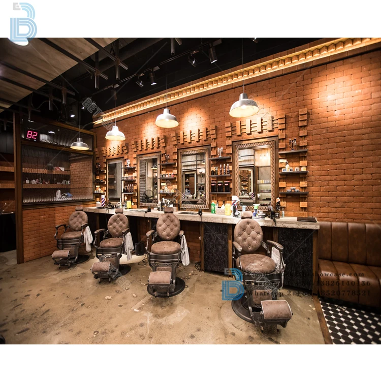 Salon Haaruitrusting Spiegel Salon Haar Kapperszaak Decoratie