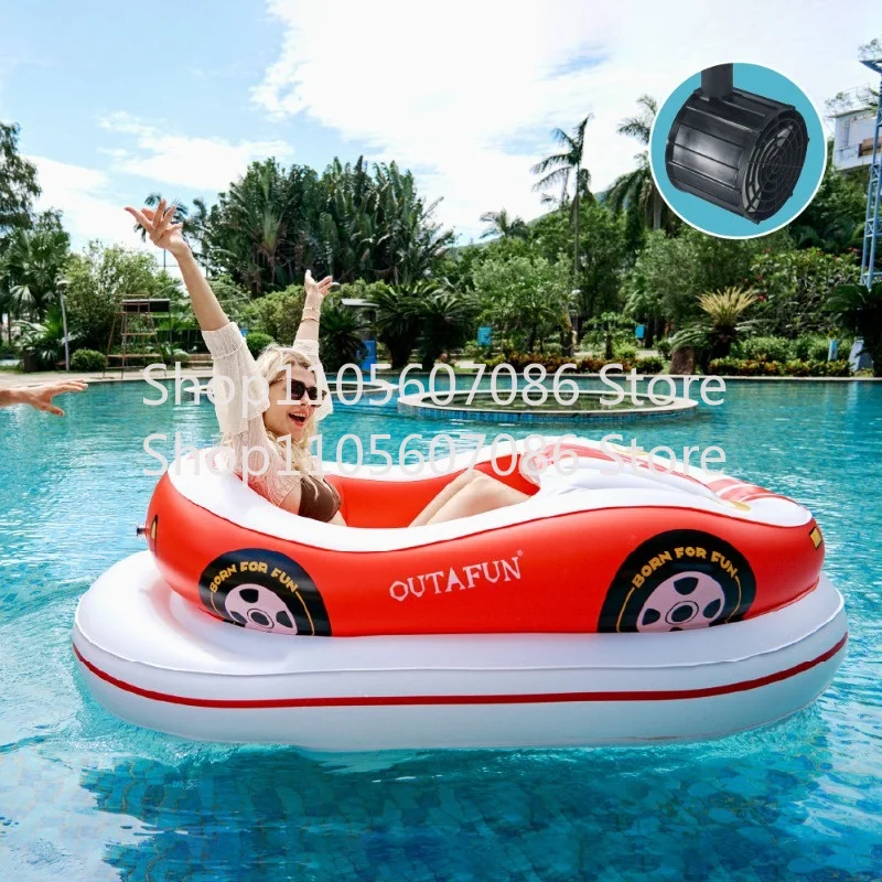 Inflatable Swimming Pool Toys Water Bumper Car Sports Car Electric Thruster