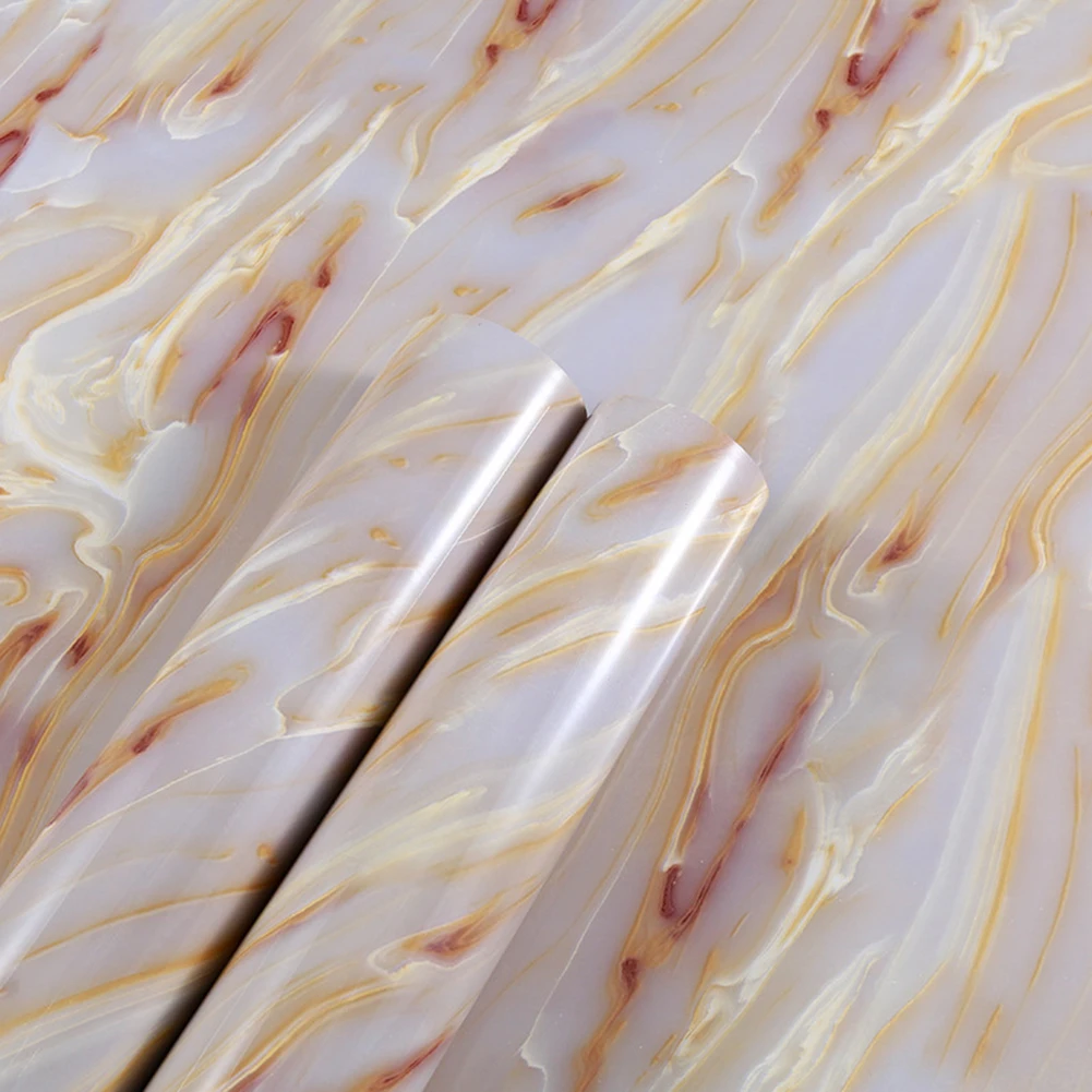 New Practical Kitchens Living Rooms Bathrooms Bedroom Wall Stickers Home Decor Marbling Oil for proof PVC for versatile