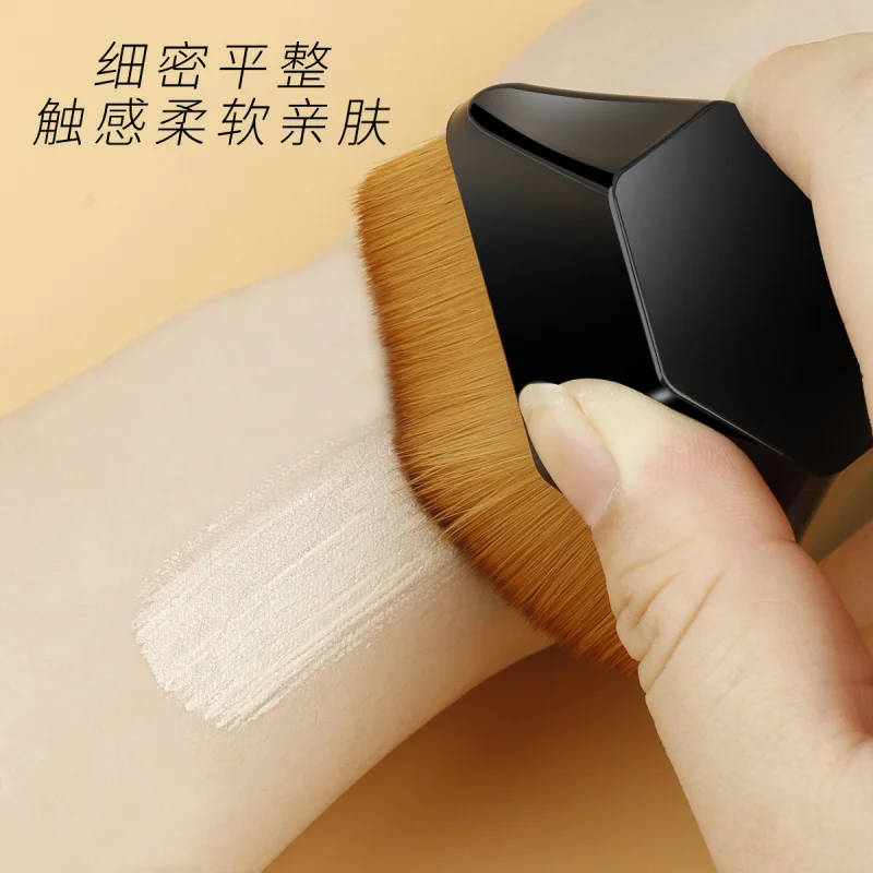 55No.6Convenient Foundation Brush, Easy to Apply Makeup, Non-Powder Absorbing, Non-CakingBBCream Brush Storage Box In Stock