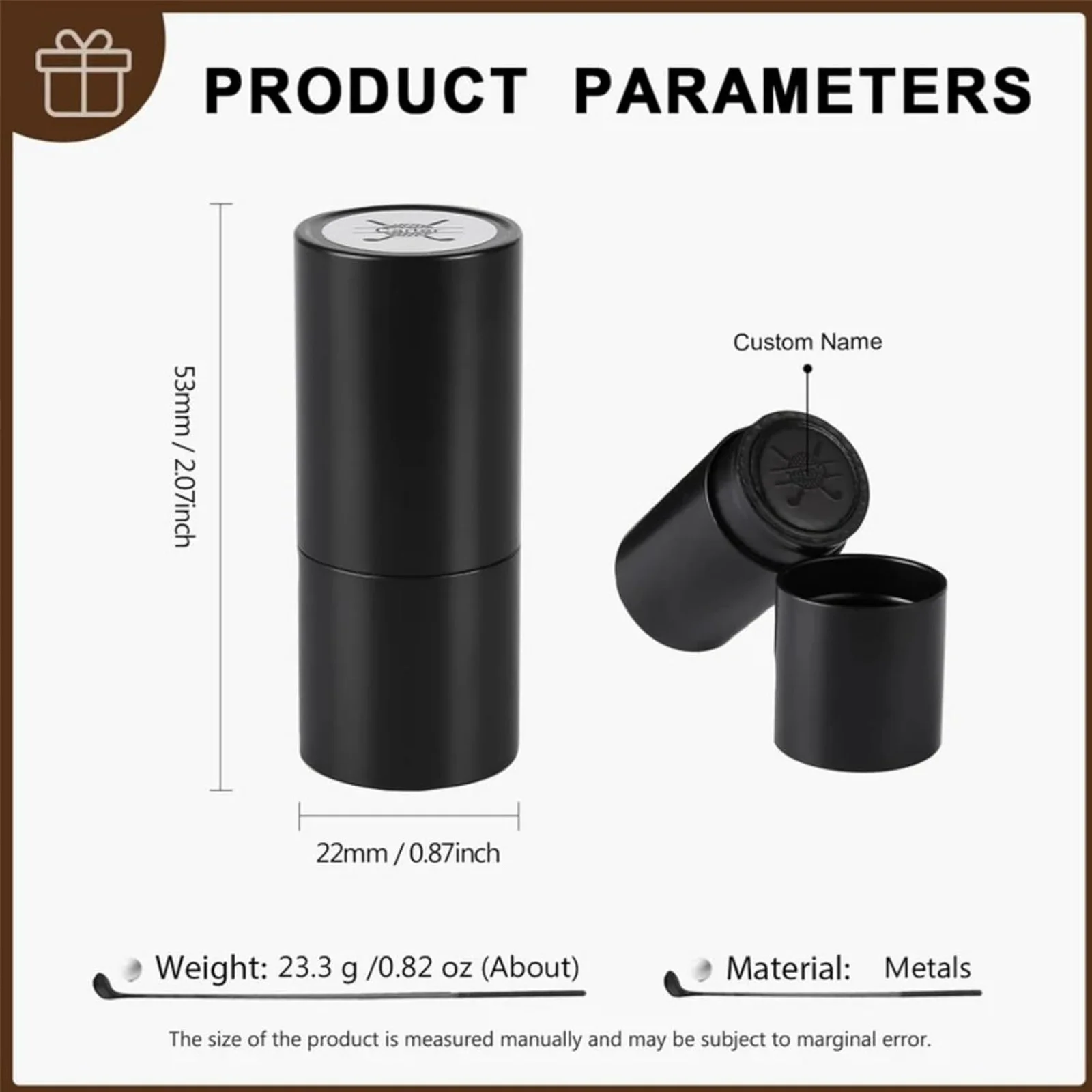 Custom Golf Ball Stamp Personalized Photo Pet Face Logo Stamper Fast Dry Ink Reusable Portable Golf Accessory Gift