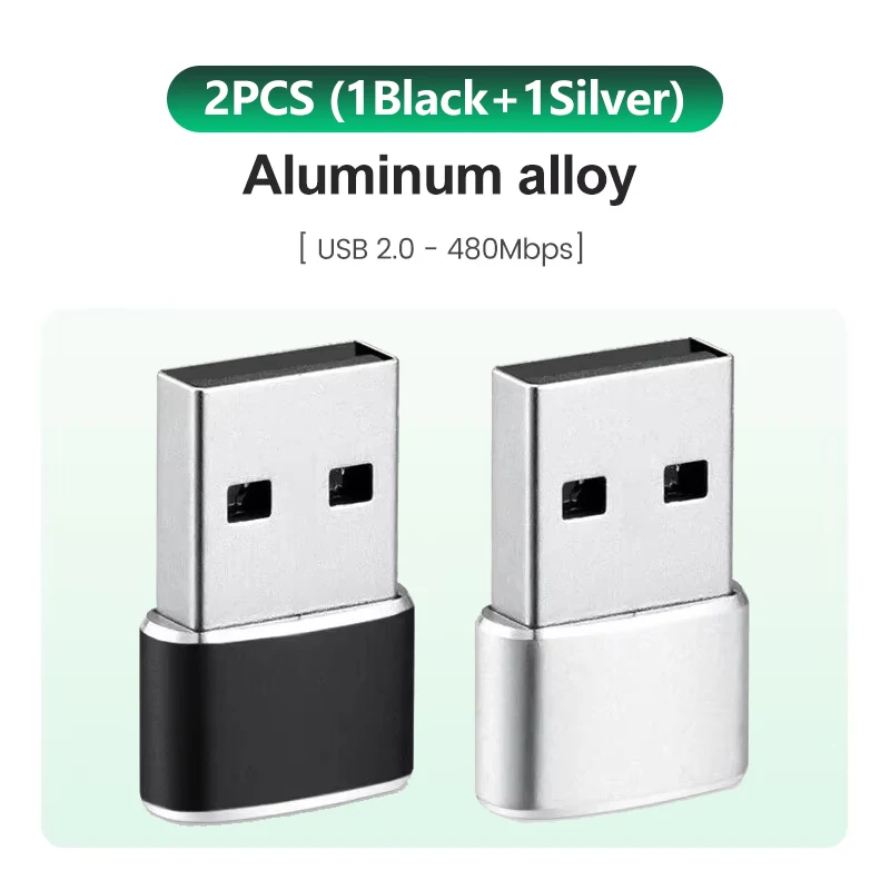 USB naar USB C-adapter voor iPhone 17 USB C Female naar USB Male Autolader Adapter Type C Converter voor Apple 16 voor Samsung Galaxy