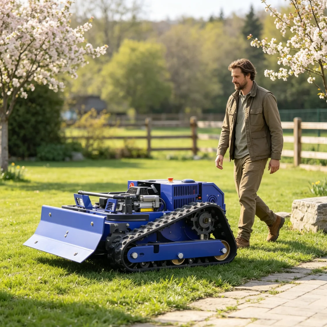 Smart Garden Robot - Maßgeschneiderter NEUER Bestseller-Gartenrasenmäher, ferngesteuerter intelligenter kabelloser