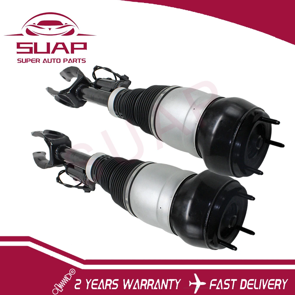 2PCS Front Left and Right Air Strut For Mercedes-Benz GL-Class X166 ML-Class W166 2011-2015 w/AIRMATIC ADS 1663201313 1663201413