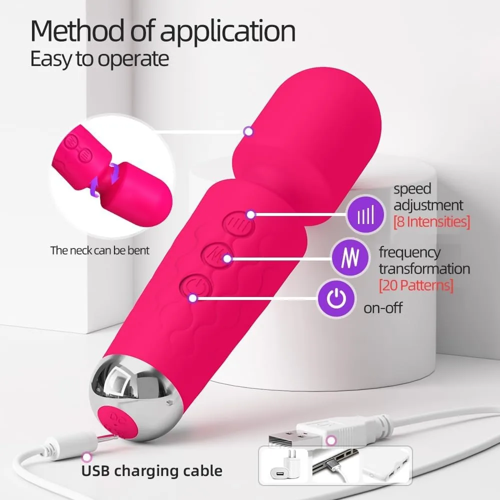 Powerful Clitoris Stimulation Adult Personal Silicone Sex Toy Magic Av Wand Massager Dildo Masturbator Vibrator For Women Female view 3