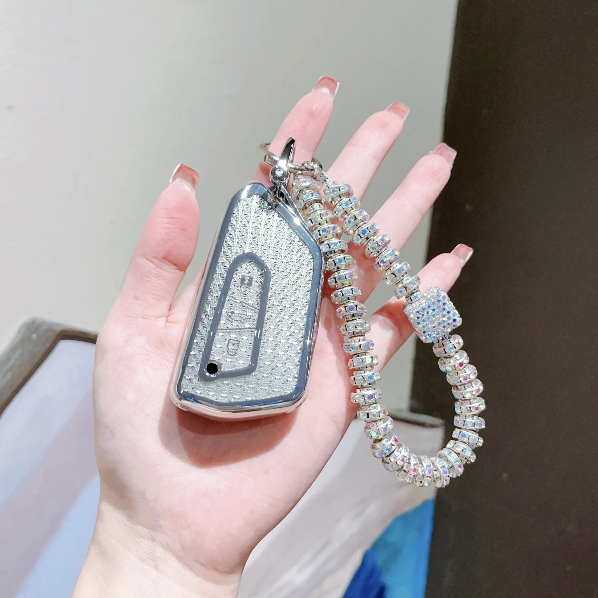 حافظة مفاتيح السيارة غطاء حماية للتحكم عن بعد لشركة فولكس فاجن فولكس فاجن جولف 8 ID.3 ID.4 سكودا اوكتافيا A8 MK4 MK8 GTI R #6