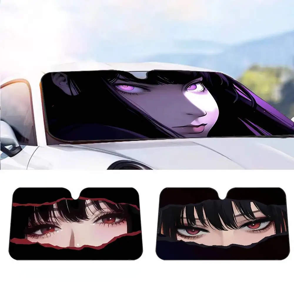 

Cool Girl Car SunShade Parasol Car Windshield Sun Shade UV Protection and Interior Cooler