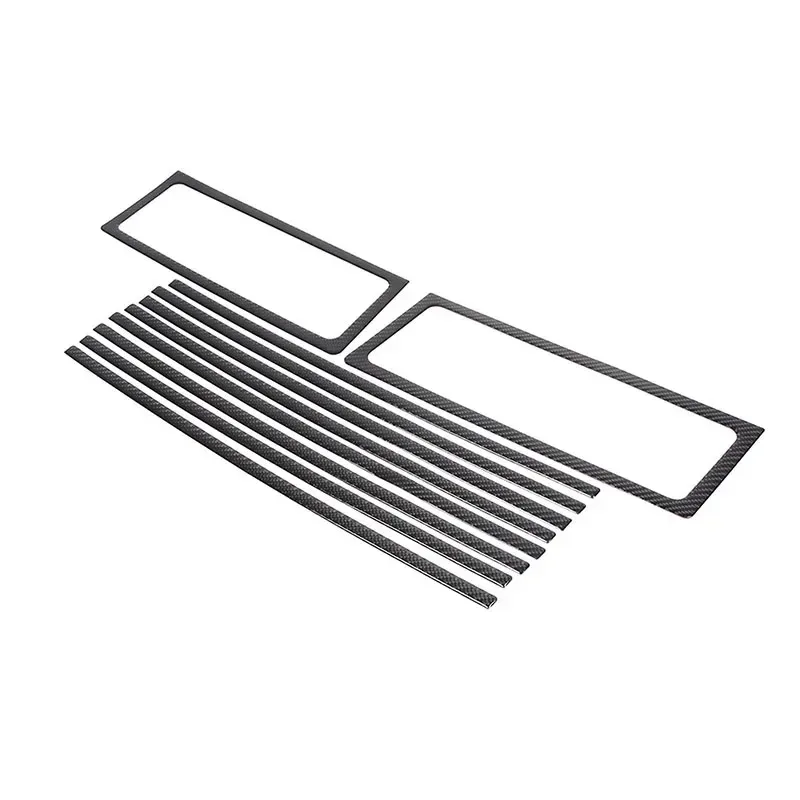 

For Hummer H2 2003-2007 Soft Carbon Fiber Car Front Engine Air Vent Cover Decorative Sticker Car Accessories