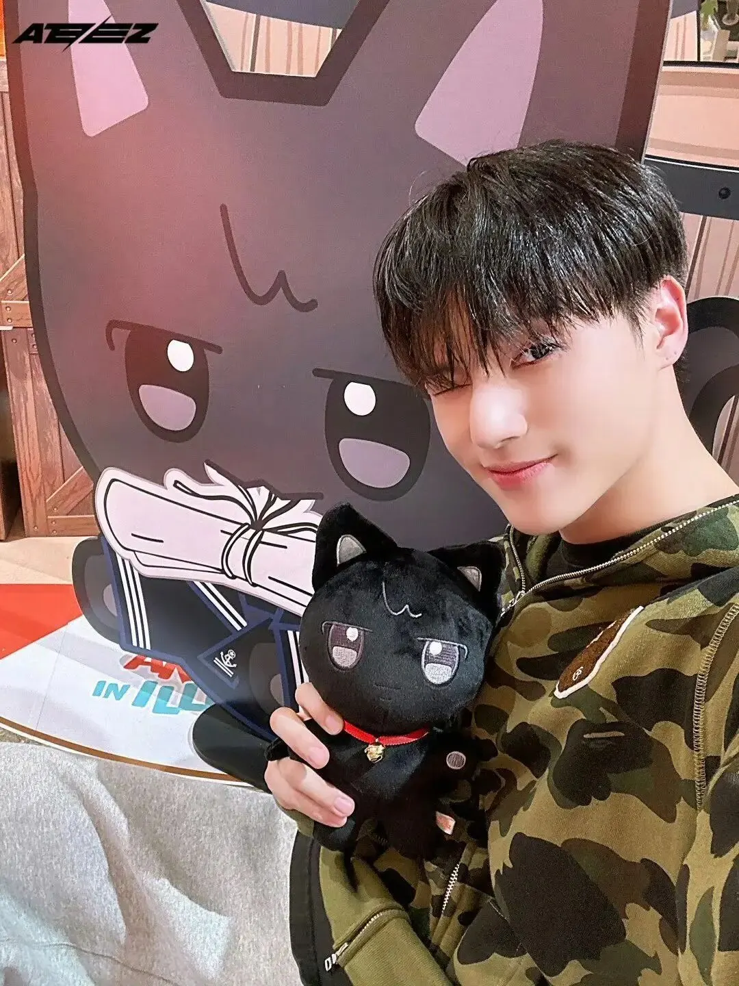 Kpop Aniteez Kawaii Plüschtiere Zimmerdekoration Hongjoong Seonghwa Yunho Yeosang San Ming Wooyoung Jongho Plüsch