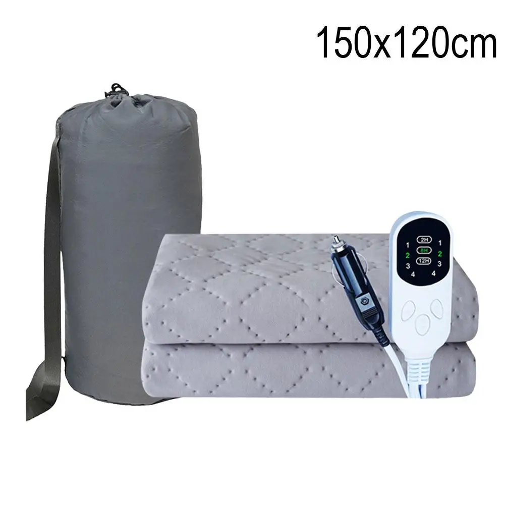 12V Car Heating Blanket Auto Sleeper Warm Heater For Camping Trucks Off-Road Vehicles Heated Blanket Seats Heater Warm Heat