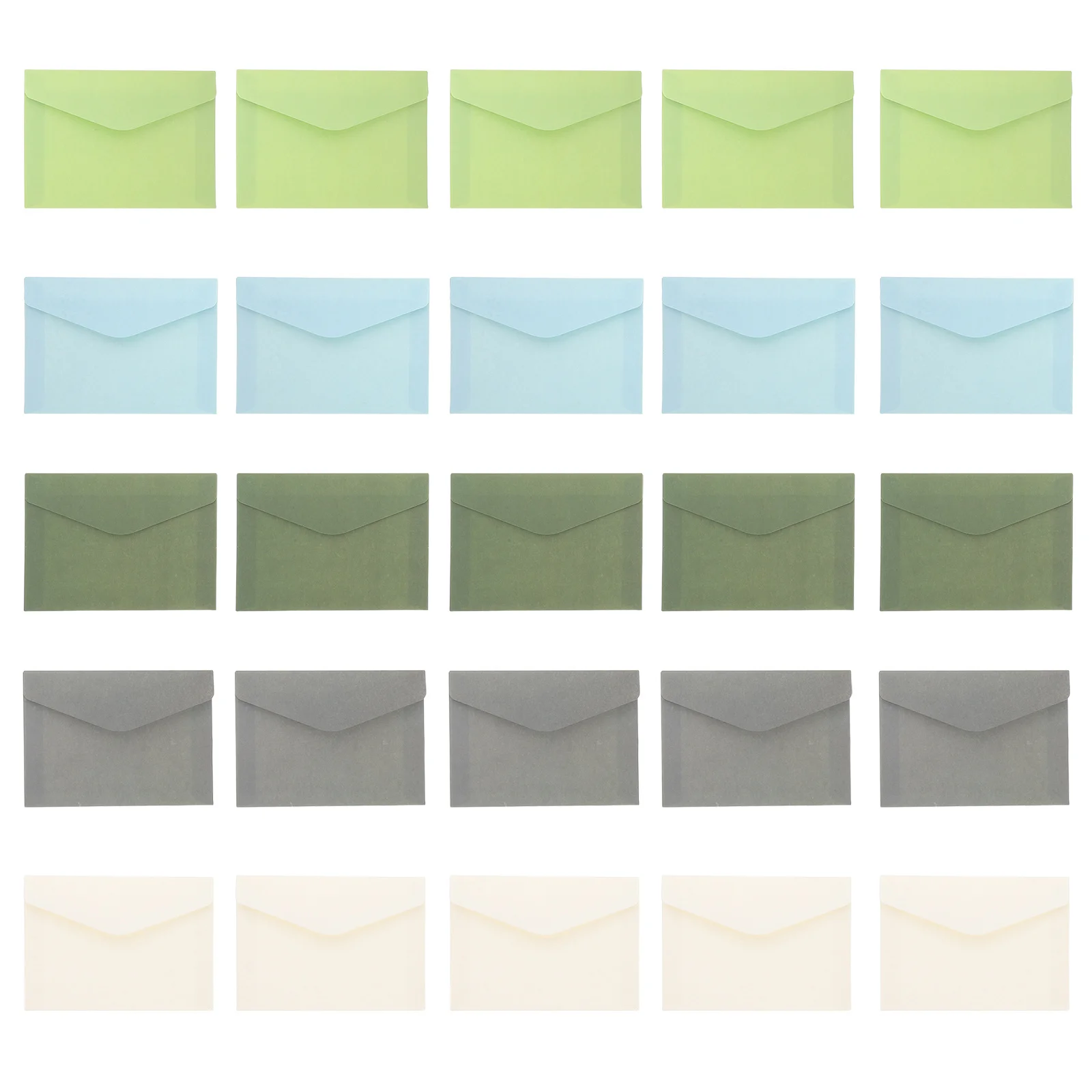 

50Pcs Colored Envelopes Vintage Minimalist Style Birthday Wedding Shower Graduation Invitations Greeting Cards
