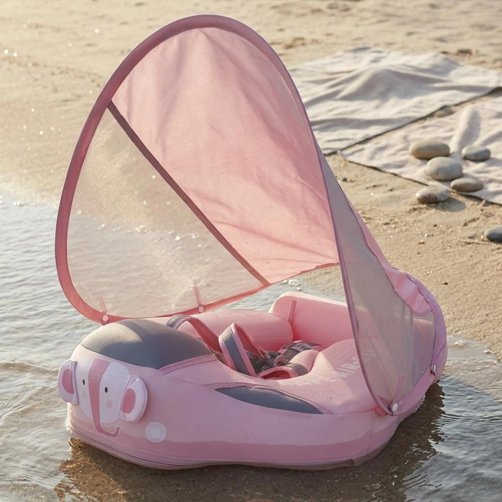 

Baby Swimming Buoy Safety Harness Infant Swim Buoy Baby Swim Circle Padded Water Toy Mesh Side Panels for Infants