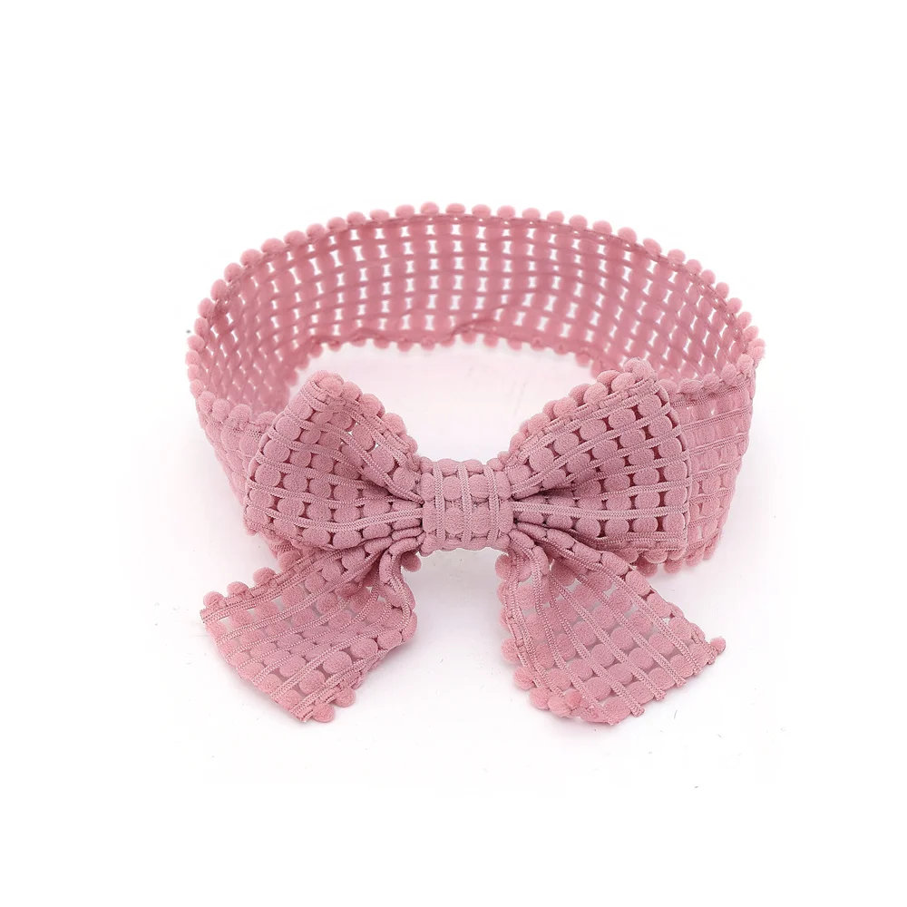 A18 001M Chenille Hair Bows Cute Hairpins Girls  Hair headband Barrettes Solid Clip Kids Headwear Fashion Hair Accessories