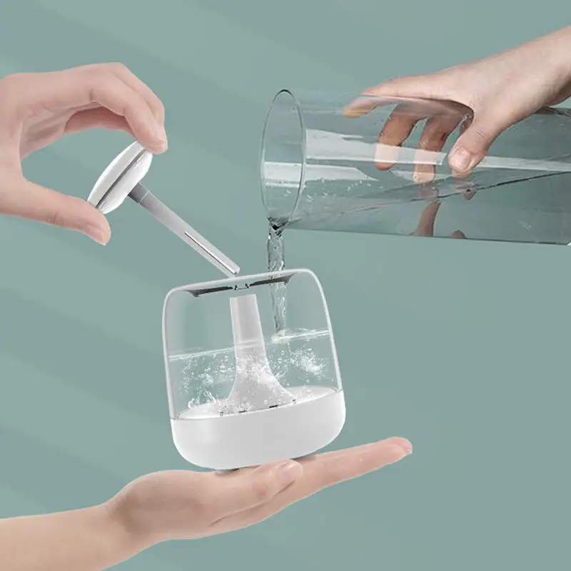 Air Humidifier 440ML Transparent Water Tank Scent Diffuser Nano fine mist atomizer Essential oil Mist Maker 7 LED light Mute