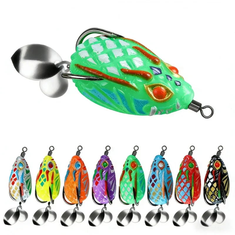 8-pecas-isca-de-sapo-tailandes-modificada-com-lantejoulas-duplas-4cm-58cm-para-arremesso-de-longa-distancia-sapo-preto-para-pesca