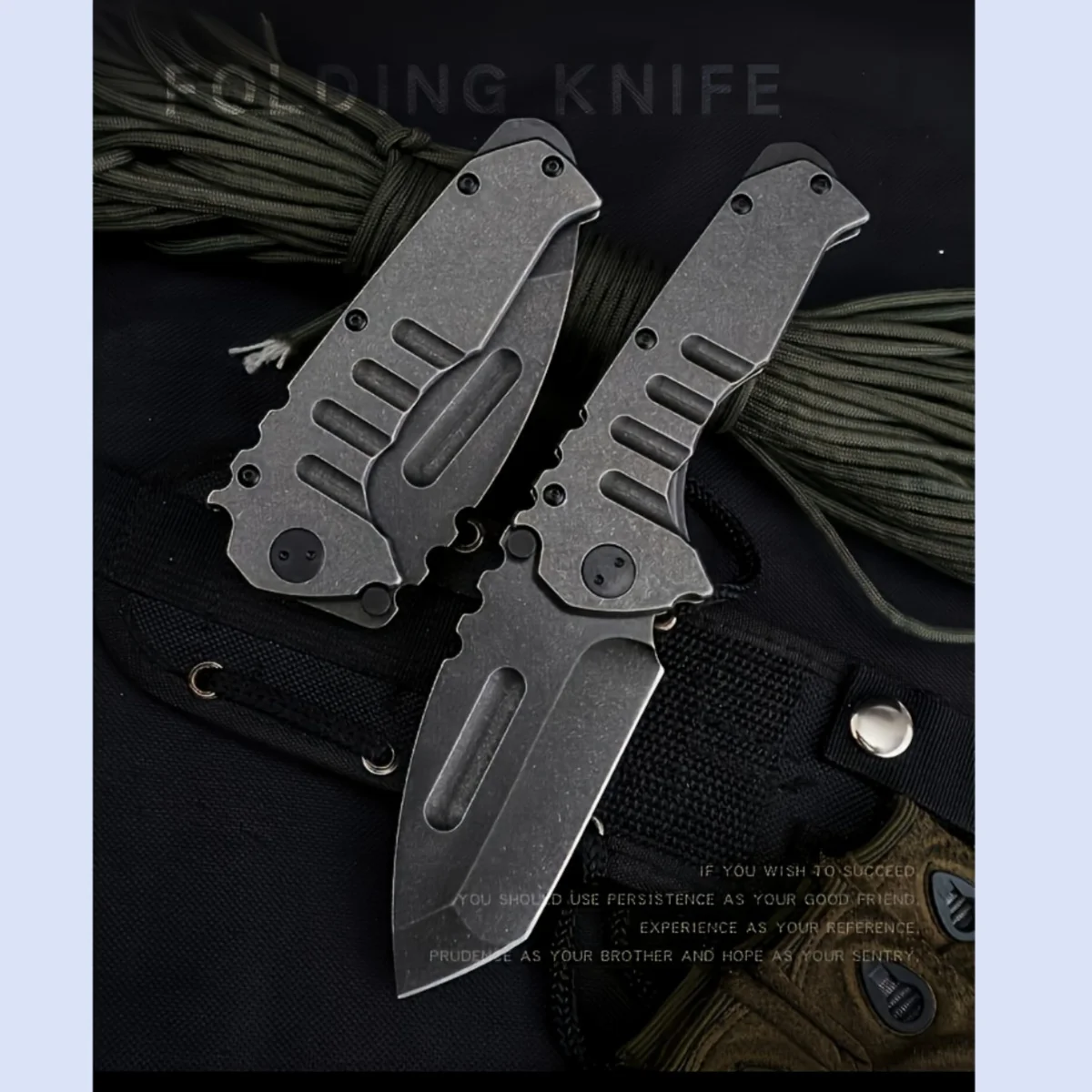 Retro Black Shark Outdoor Knife