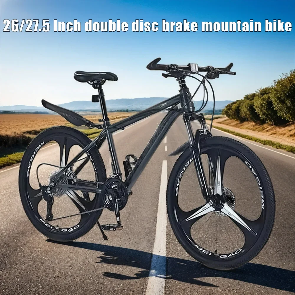 

26/27.5 Inch MTB double disc brake mountain bike shock absorption Downhill bicicleta 27/30 speed Cross Country Bicycle adult