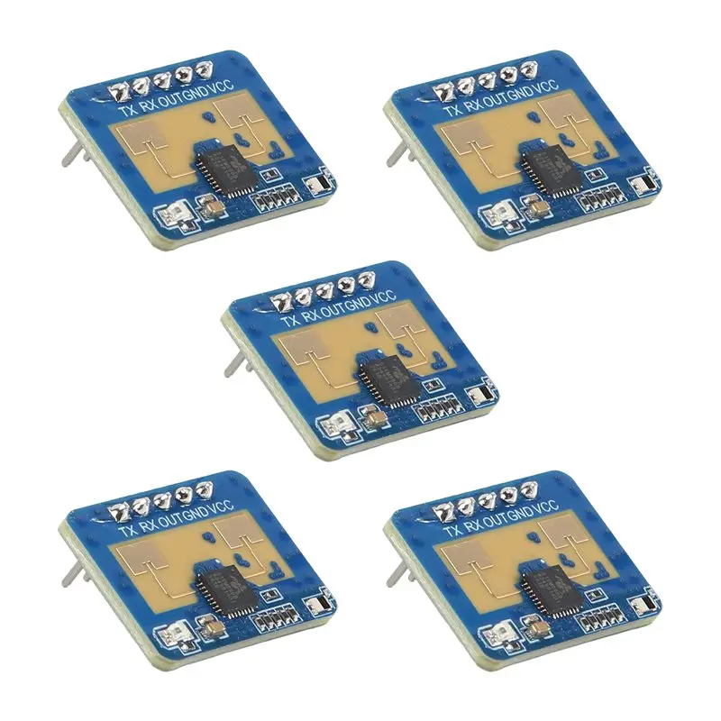 A23F-5 Pcs 24G Mmwave HLK-LD2410C Human Presence Radar Sensor Contactless Sensor Intelligent Sensor Motion Detection Module