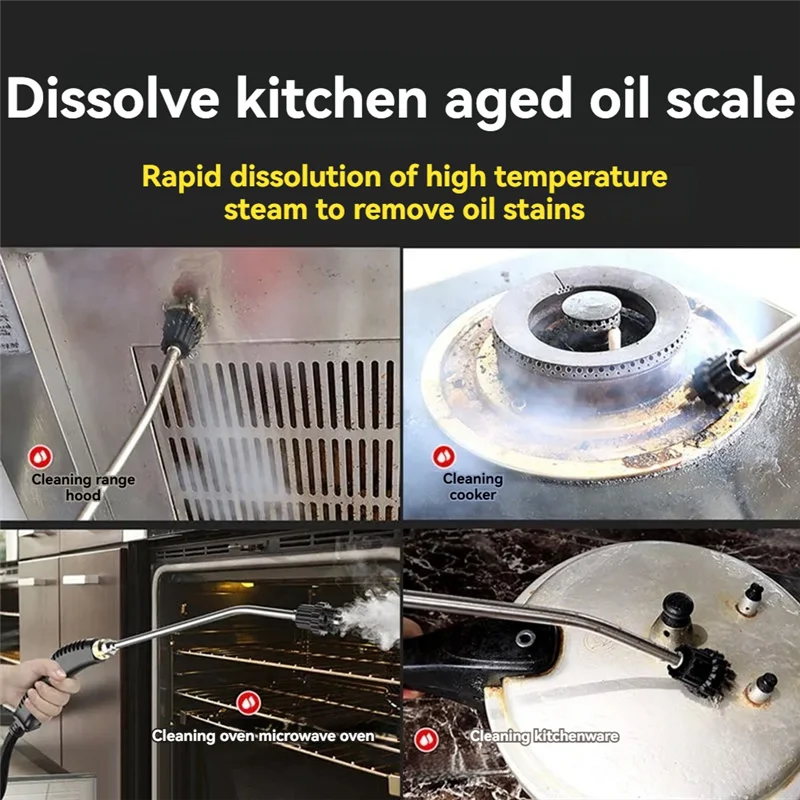 ABMH-Burning Handheld Steam Cleaner 15 Seconds To Produce Steam Leakage Protection Anti-Dry Burning Handheld Steam Cleaner US Pl